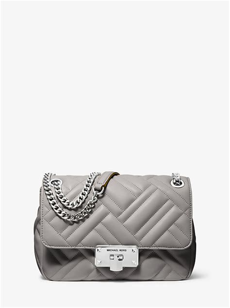 michael kors peyton small|Peyton Medium Quilted Shoulder Bag .